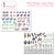 Pink Smoke Motif Sheet