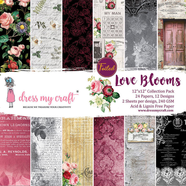 Love Blooms 12x12 Paper Pad