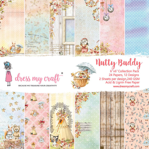 Nutty Buddy - 6"x6" Paper Pad