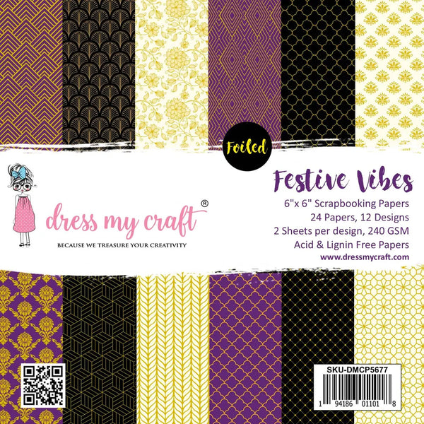 Festive Vibes 6"x6" Paper Pad
