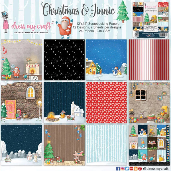 Christmas & Jinnie 6" x 6" Paper Pad