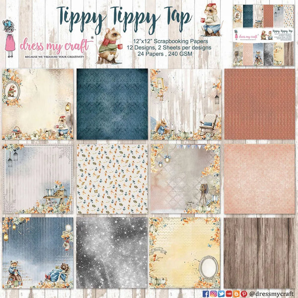 Tippy Tippy Tap 6"x6" Paper Pad