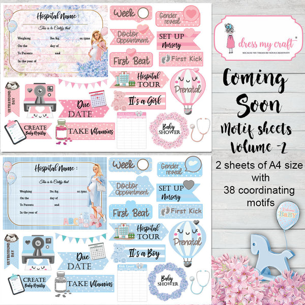 Coming Soon Motif Sheet vol-2