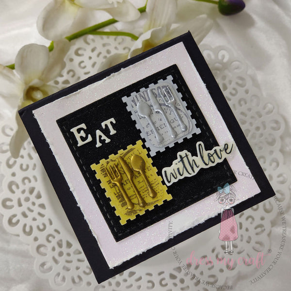 1" Fork, Knife & Spoon Punch