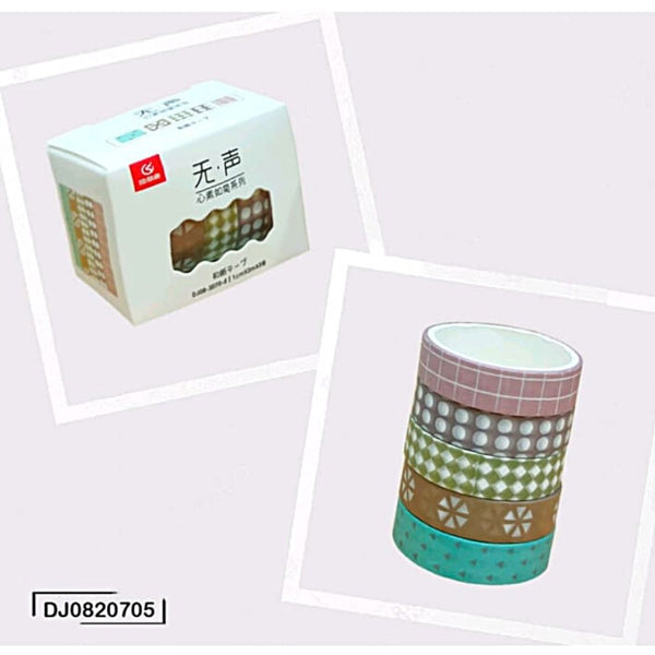 Designer Washi Tapes #34 - 5tapes/set