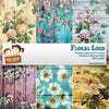 Floral Logs Paper Pack 12”X12”, 24/Pkg