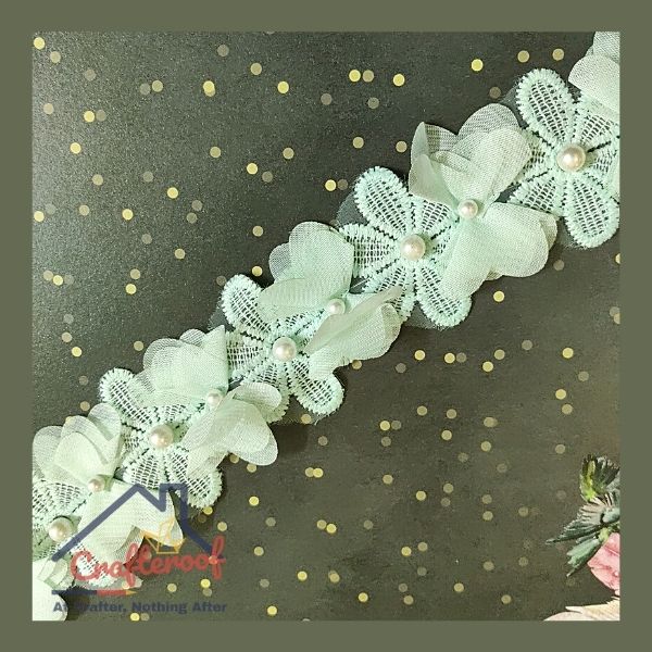 Flower Lace #1- Sea Green