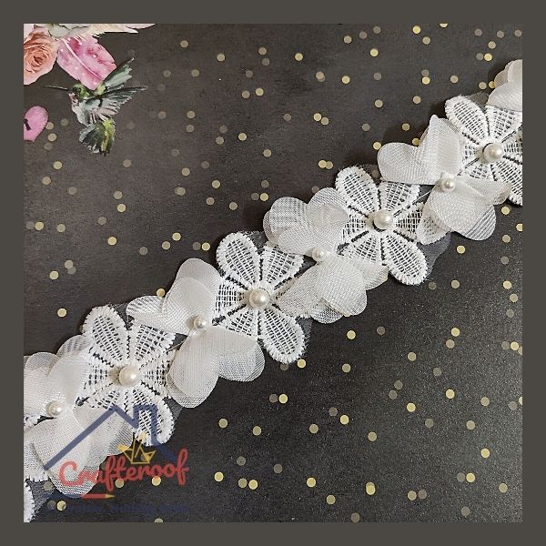 Flower Lace #1- White