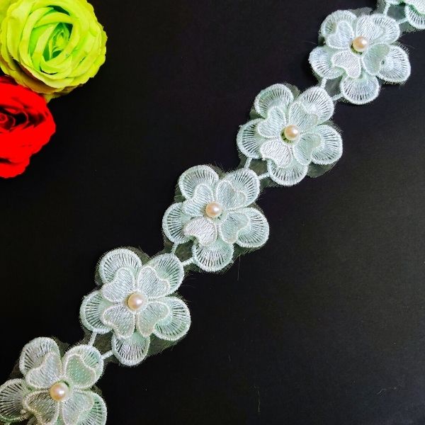 Flower Lace - Sea Green