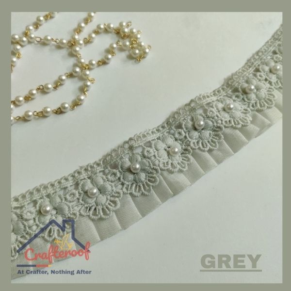 Frill Lace - Grey