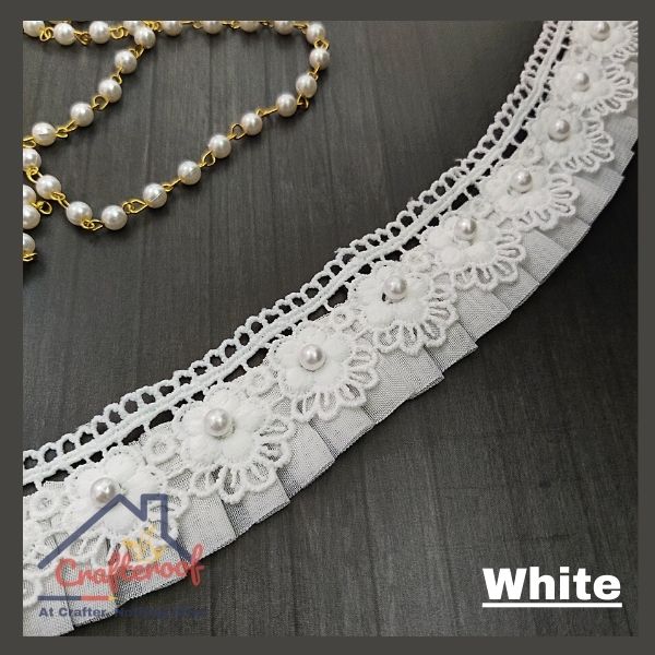 Frill Lace - White