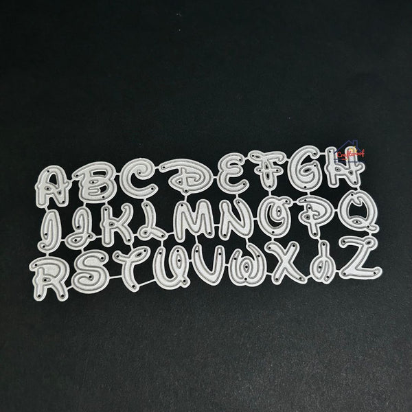 Funky Capital Alphabet Die
