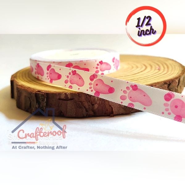 Girl Foot Print 1/2inch - 10Yrd/pack