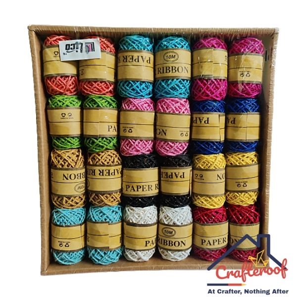 Glitter paper Twine Box