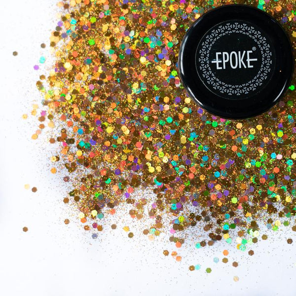 Gold Holographic Glitter(G7) - Mix- 15g