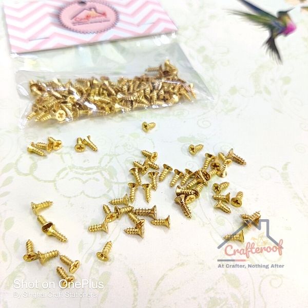 Golden Screw - 100pcs/pack