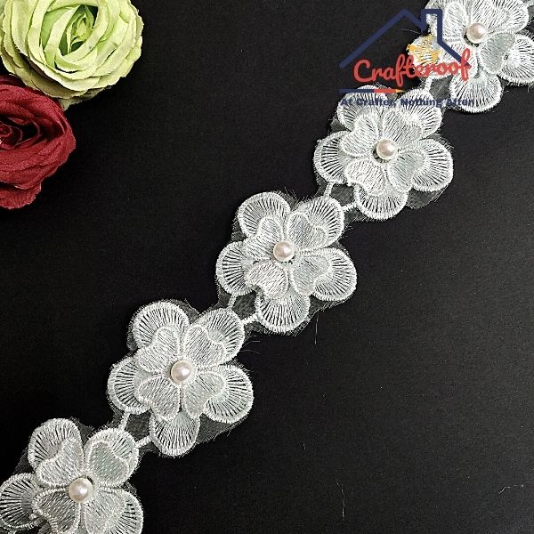 Flower Lace - White