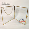 Hanging Glass Photo Frame – 8*8 inch