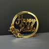 Happy Rakhi Acrylic Cutout - 2pc / pack