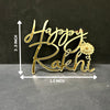Happy Rakhi Acrylic Cutout #7 - 10pc/pack