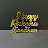 Happy Raksha Bandhan Acrylic Cutout - 2pc / pack