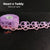 Heart Teddy Lace – Purple – Diecut Lace
