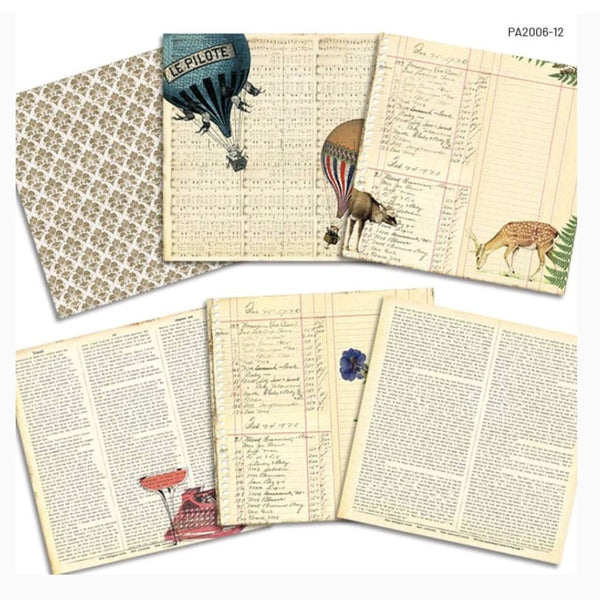 Jungle Vintage Papers - 12*12 inch