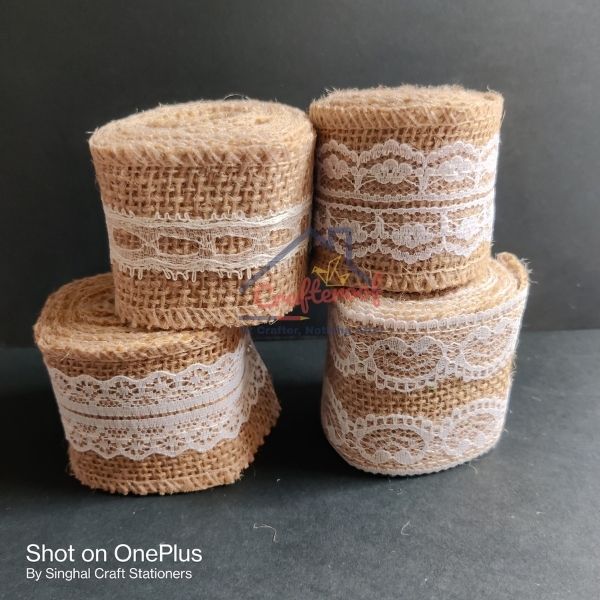 Jute Lace - Random Design 4pcs/pack