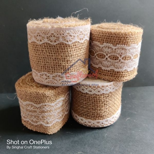 Jute Lace - Random Design 4pcs/pack