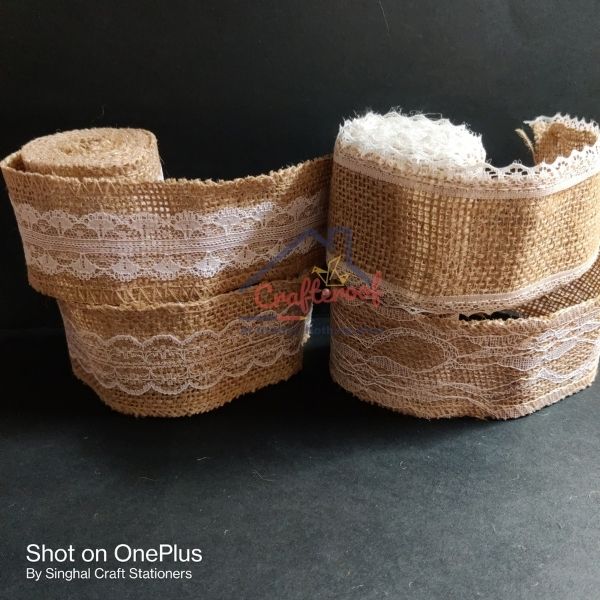 Jute Lace - Random Design 4pcs/pack