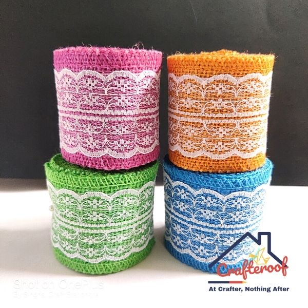 Jute Lace - Vibrant Colors