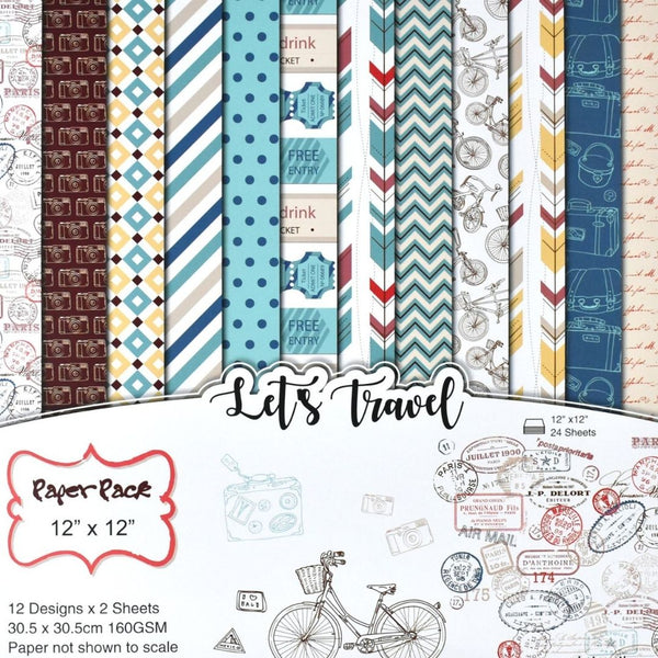 Let's Travel -12*12 Paperpack