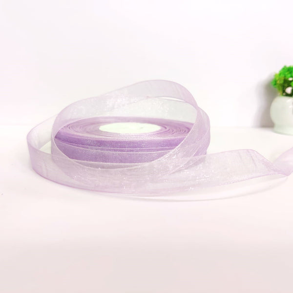 Lavender Organza Ribbon - 1/2 inch