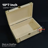 Leather Trunk Box - Cream - 10*7 inch