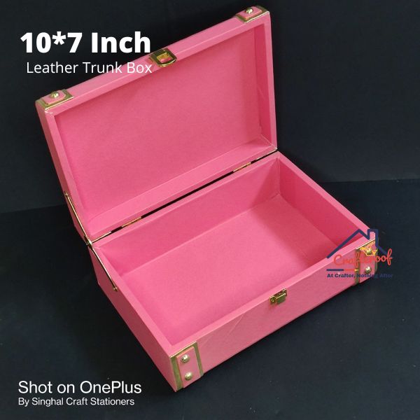 Leather Trunk Box – French Rose – 10*7 inch