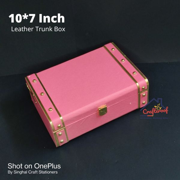 Leather Trunk Box – French Rose – 10*7 inch