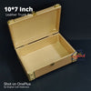 Leather Trunk Box – Golden – 10*7 inch