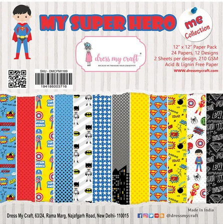 My Super Hero - 12*12 Paperpack