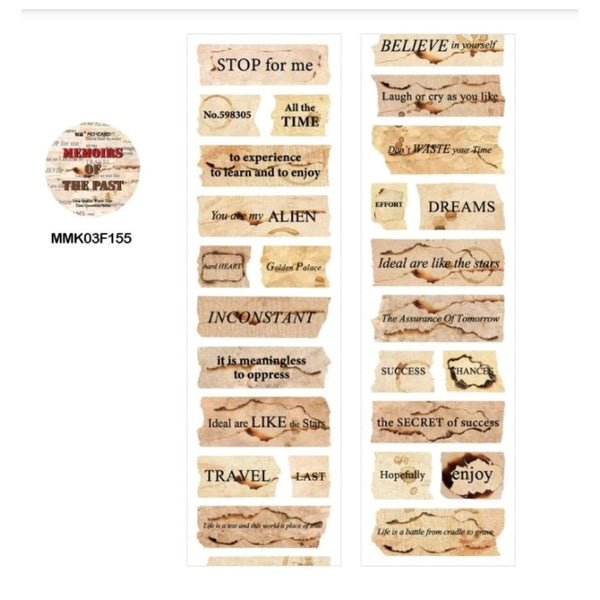 Memories of the Past Sticker roll