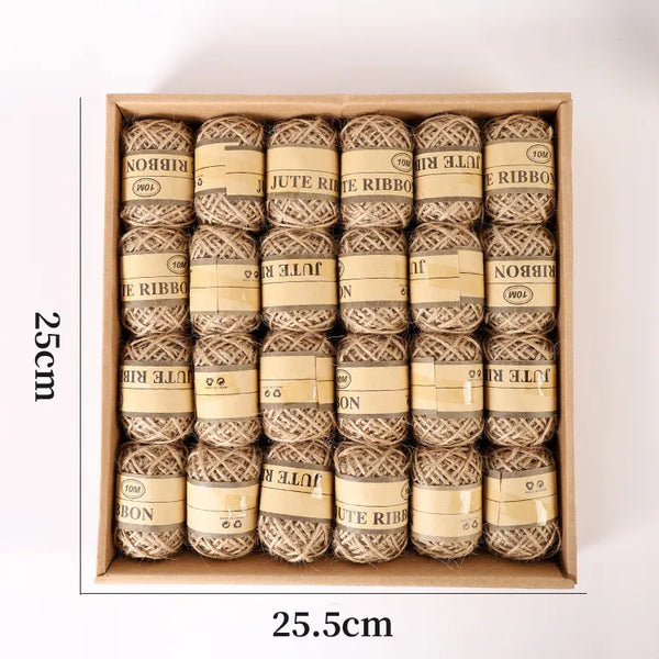 Natural Jute String Twine box