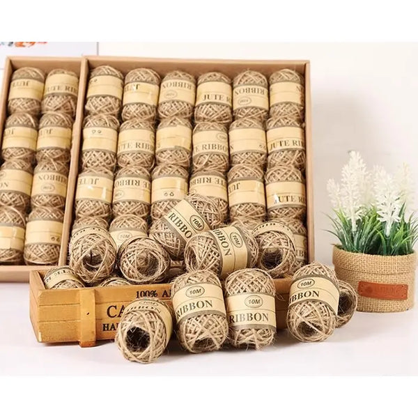 Natural Jute String Twine box