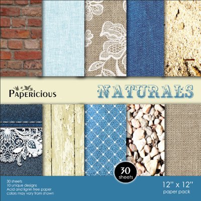 Naturals -12*12 Paperpad