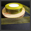 Organza Ribbon 1 inch - Olive Green