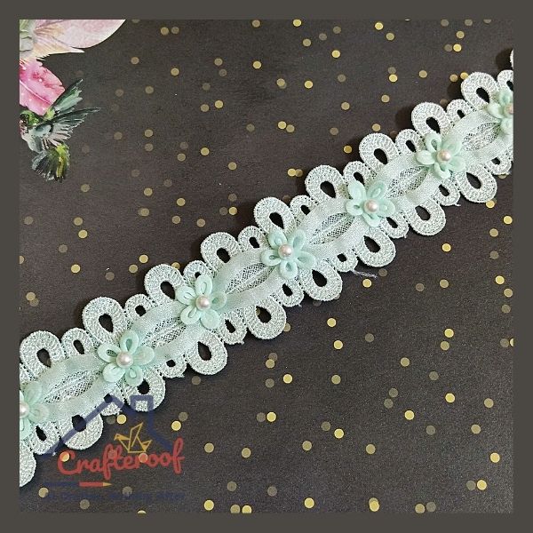 Oval Loop Lace- Sea Green