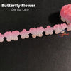 Flower n Butterfly – Pink n Peach – Diecut Lace