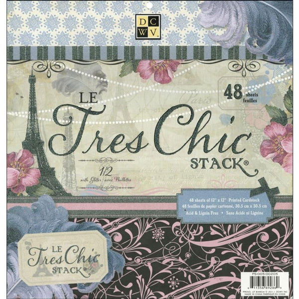 Le Tres Chic Paper Stack - 48 Sheet