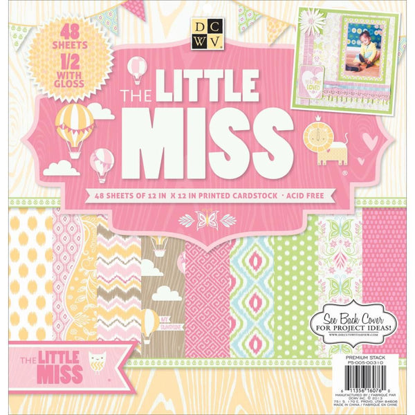 Little Miss-12*12 Paperpack