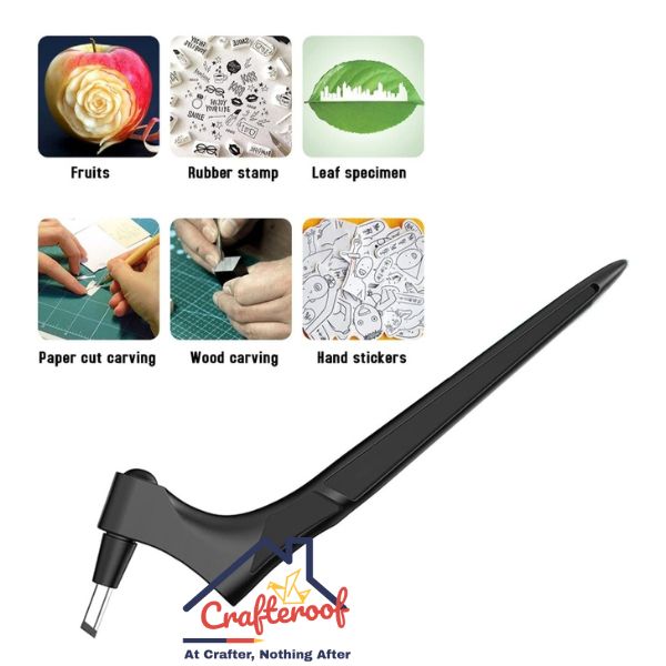 Paper Cutting Tool with 360 Degree Rotating Head