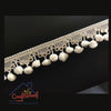 Pom Pom Frill Lace-Cream