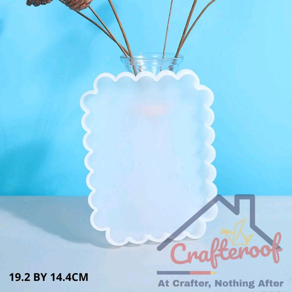 Rectangular Scallop Tray - Silicone Mould